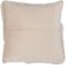 EHNAR - Sierkussen set van 2 - Beige - 42 x 42 cm - Nepbont