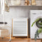 SoBuy FSS66-WN - Badkamerkast - Multifunctioneel - Wit