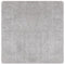 vidaXL - Shaggy - Tapijt - met - Latex - Achterkant - Grijs - 120x120 - cm