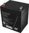 Green Cell AGM45 - Accu 12V 5,3Ah - VRLA AGM - Zwart