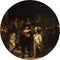 WallArt Behangcirkel The Night Watch 142,5 cm