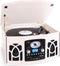 NR-620 stereo-systeem platenspeler MP3-opname zwart Houten behuizing