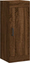 vidaXL - Wandkast - 34,5x34x90 - cm - bewerkt - hout - bruin - eikenkleur
