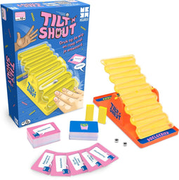 Megableu Tilt 'N' Shout - Bordspel - Spannend familiespel met wiptimer - Geschikt voor 2 of meer spelers