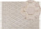 SULUOVA - Laagpolig vloerkleed - Beige - 160 x 230 cm - Katoen