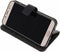 Hoesje Geschikt voor Samsung Galaxy J7 (2017) Hoesje Met Pasjeshouder - Luxe Bookcase smartphone - Zwart