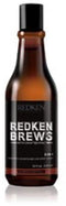 Redken Brews 3-in-1 Shampoo – Shampoo, conditioner en douchegel in één fles – 300 ml