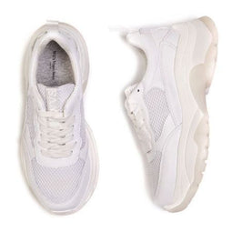 Will's Vegan Store Rio Trainers - Dames Sneakers - Vegan leer 69% bio - Wit & Crème - Maat 39