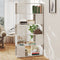 vidaXL-Boekenkast/kamerscherm-80x24x155-cm-spaanplaat-betongrijs