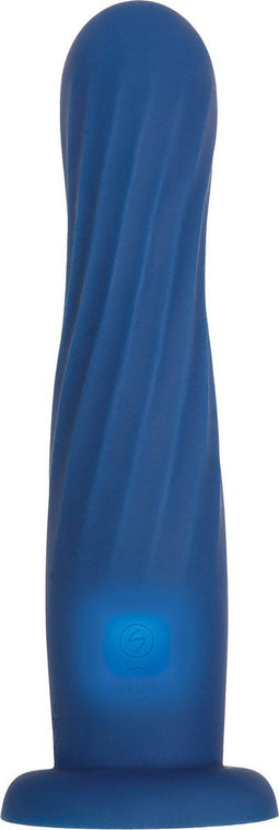 Roterende rabbitvibrator op zuignapvoet Evolved - - Blauw