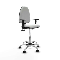 Piqueras y Crespo B1D05RN - Bureaustoel - Hoogteverstelbaar met armleuning - Wit