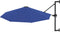 vidaXL - Wandparasol - met - metalen - paal - 300 - cm - blauw