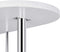 Woltu Bartafel - met flessenhouder en 3 planken - Wit - 113x40x105 cm