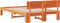 vidaXL - Ligbed - met - Hoofdbord - Wax - Bruin - 120x190 - cm - Massief - Grenenhout