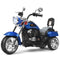 Coast 6V - Elektro-motorfiets - 3 wielen met verstelbare koplamp en geluid - Blauw
