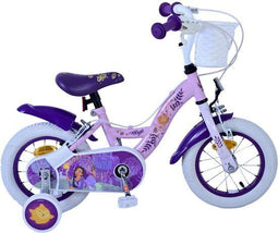 Disney Wish Kinderfiets - 12 inch - Meisjes - Twee Handremmen - Paars