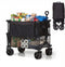 Mr. Fold XXL Bolderkar - opvouwbaar - 400L - 300KG - all-terrain wielen - zwart