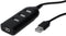 AB-50001-1 - USB Hub - 4-poorts USB 2.0 Type A - Gegevensoverdracht tot 480 Mbit/s - Compact en lich