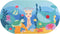 Sophie de Giraf Badmat - Antislip met Temperatuurindicator - Vrolijk Zeedieren Ontwerp - 70 x 39 cm