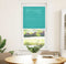 vidaXL - Plissé - rolgordijn - 65x150 - cm - stofbreedte - 64,4 - cm - petrol - groen