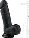 EasyToys - Realistische Dildo met Balzak - Inclusief Zuignap - Dildo's - Dildo met Zuignap - 17,5 cm - Zwart