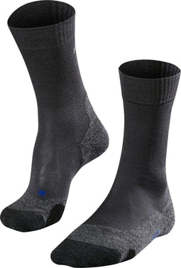 FALKE TK2 Cool - Wandelsokken - Medium padding anti blaren grijs - Maat 44-45