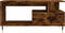 vidaXL - Salontafel - 90x49x45 - cm - bewerkt - hout - gerookt - eikenkleurig