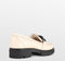 PS Poelman SOPHIE - Dames Loafers - Chunky met ketting - Crème - Maat 40