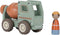 Little Dutch LD2529 - Houten Betonwagen - Inclusief bouwvakker - Groen