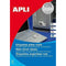 Printerlabels Apli Ziverachtig Metaal 45,7 x 21,2 mm A4