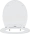 vidaXL - Snelle - Bevestiging - Toiletzitting - met - Soft - Close - Duroplast - Wit