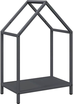 vidaXL - Brandhoutrek - 40x25x60 - cm - koudgewalst - staal - antracietkleurig