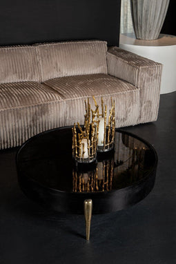 PTMD Animo Sofa Chaise Longue Arm Right Texarm Taupe