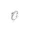 TI SENTO 1795ZI - Dames Ring - 925 zilver - Zirkonia wit - Maat 17.25 mm (maat 54)