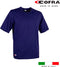 Cofra Zanzibar - Heren T-Shirt Korte Mouwen - Katoen - Marineblauw