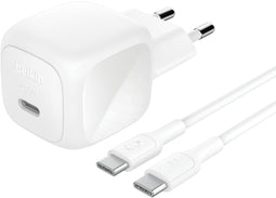 Belkin WCA013kq1MWH-B6 - USB-C Wandlader 45 W - Snelladen met 1 m kabel - Wit
