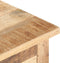 vidaXL - Nachtkastje - 40x30x50 - cm - ruw - mangohout