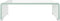 vidaXL - Tv-meubel/monitorverhoger - 40x25x11 - cm - glas - groen - groen