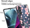 iMoshion Hoesje Geschikt voor Motorola Moto G200 Hoesje Siliconen - iMoshion Design hoesje - Roze / Blossom Watercolor