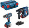 Accu toolkit Combipack 18V GSR + GBH GSR 18V-28, GBH 18V-21, 2x 4,0Ah, lader GAL 18V-40