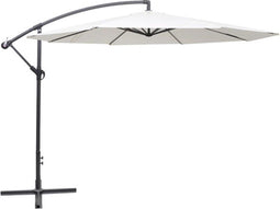 vidaXL - Zweefparasol - 3,5 - m - zandwit
