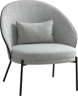 House Nordic Fauteuil Canelas - Fauteuil - Hoogwaardig stof - Lichtgrijs