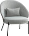House Nordic Fauteuil Canelas - Fauteuil - Hoogwaardig stof - Lichtgrijs