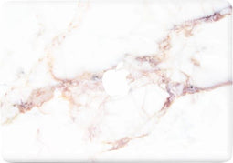 Lunso Geschikt voor MacBook Pro 13 inch (2016-2020) vinyl sticker - Marble Mae