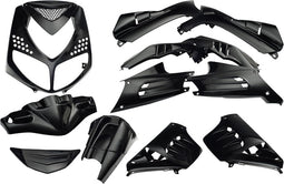 DMP plaatwerkset peugeot speedfight 13-delig zwart-metall