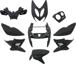 DMP plaatwerkset yamaha aerox 9-delig mat-zwart kappenset