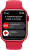 Apple Watch Series 8 - Smartwatch - Temperatuurregistratie en Crashdetectie - Rood Aluminium