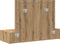 vidaXL - Wandkaptafel - met - LED - Verlichting - in - Artisan - Eiken