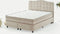 Dreamhouse Marrakech Opberg Boxspring Bed - 140x200 - VELVET BEIGE - Met veel Opbergruimte en Inclusief Hoofdbord.
