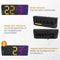 Nuvance - Digitale Wekker - LED-scherm - Snooze-optie - Modern design